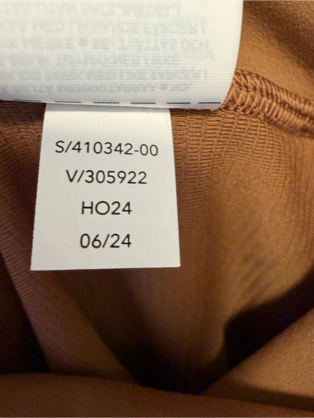 ATHLETA Elation Ultra High Rise Rib Tight Legging Walnut Brown Size Medium - Picture 11 of 11